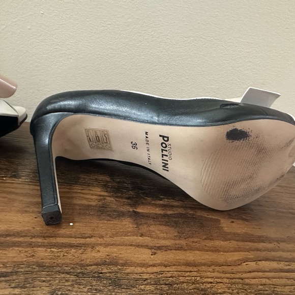 Studio pollini bow tie stiletto heels. - Picture 8 of 11